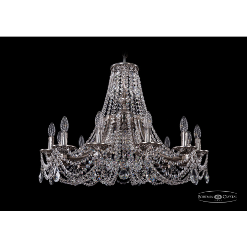 Подвесная люстра Bohemia Ivele Crystal 1771/12/270/C/NB