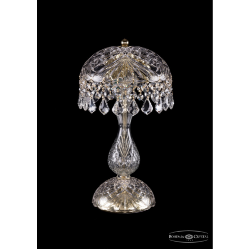 Настольная лампа Bohemia Ivele Crystal 5011/22-42/G/Leafs