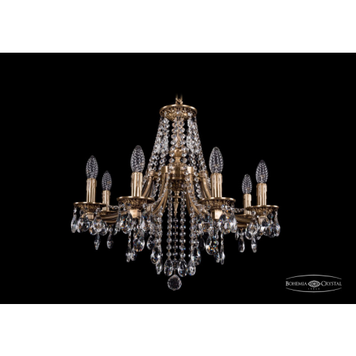 Подвесная люстра Bohemia Ivele Crystal 1771/8/190/B/FP