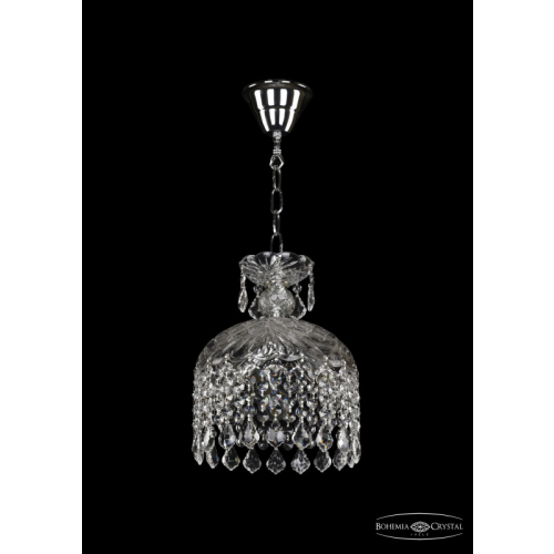 Подвесной светильник Bohemia Ivele Crystal 7715/22/3/Ni/Leafs