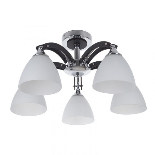 Люстра на штанге IDLamp 287/5PF-Blackchrome
