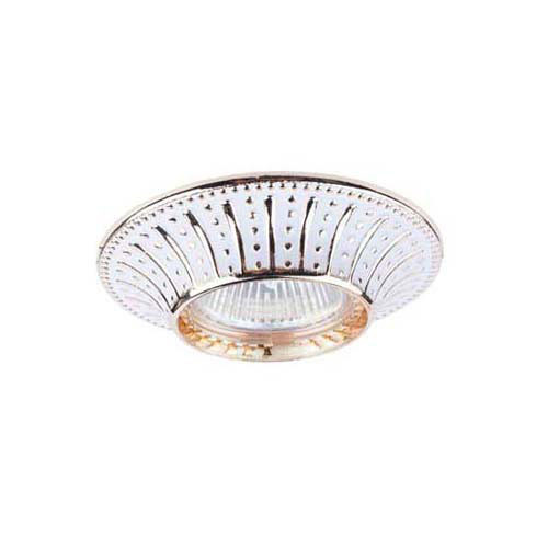 Встраиваемый светильник Donolux N1582-White+Gold stripe