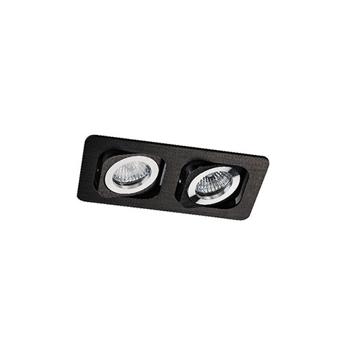Встраиваемый светильник MEGALIGHT SAG208-4 BLACK/SILVER