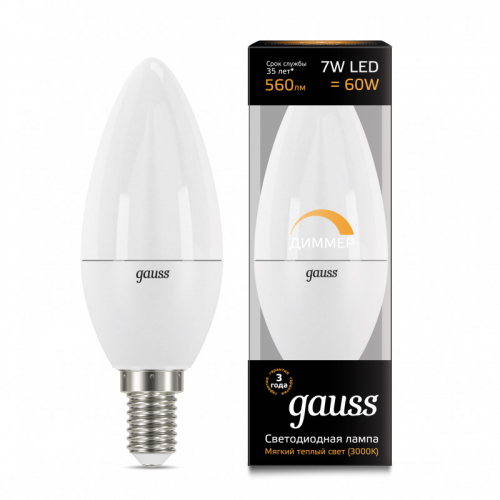 Светодиодная лампа Gauss 103101107-D