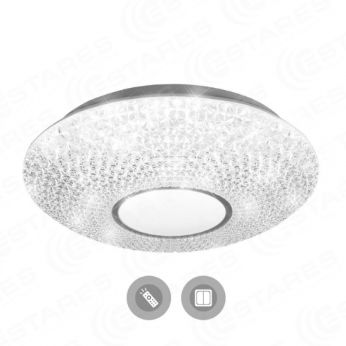 Накладной светильник ESTARES AKRILIKA 60W R-510-CLEAR/WHITE
