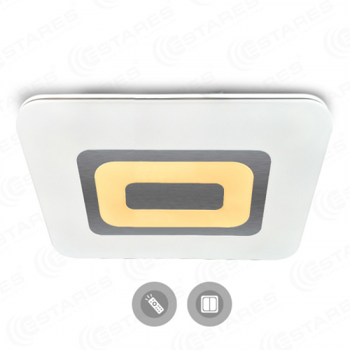Накладной светильник ESTARES QUADRON DOUBLE 136W L-800/600-WHITE