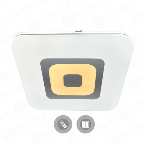 Накладной светильник ESTARES QUADRON DOUBLE 72W S-450-WHITE