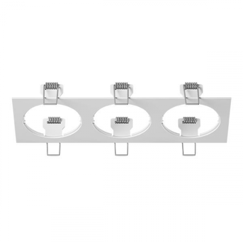 217536 Рамка INTERO 16 Triple OUADRO БЕЛЫЙ (в комплекте), шт Lightstar 217536
