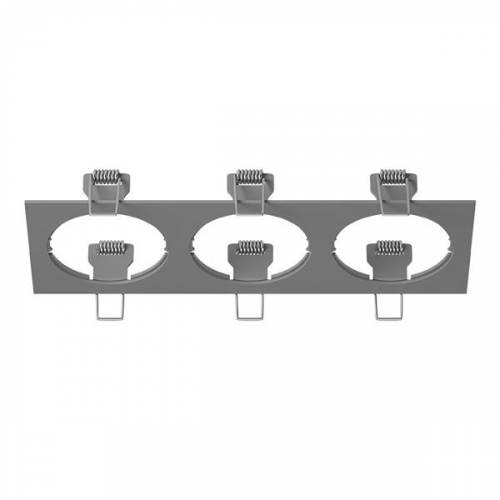 217539 Рамка INTERO 16 Triple OUADRO СЕРЫЙ (в комплекте), шт Lightstar 217539
