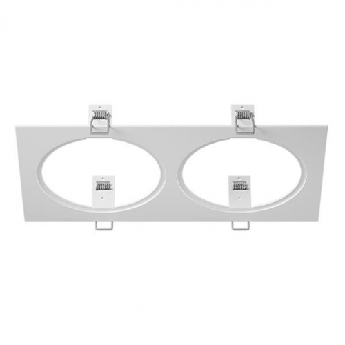 217826 Рамка INTERO 111 Double OUADRO БЕЛЫЙ (в комплекте), шт Lightstar 217826