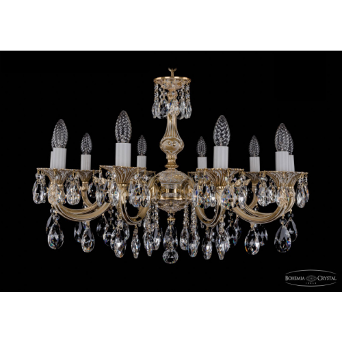Подвесная люстра Bohemia Ivele Crystal 1702/10/250/A/GW