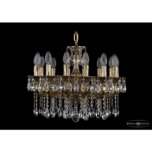 Подвесная люстра Bohemia Ivele Crystal 1702/14/175/A/GB