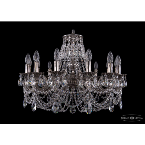 Подвесная люстра Bohemia Ivele Crystal 1702/14/250/C/NB