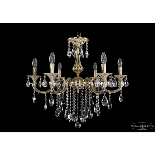 Подвесная люстра Bohemia Ivele Crystal 1702/6/250/B/GI