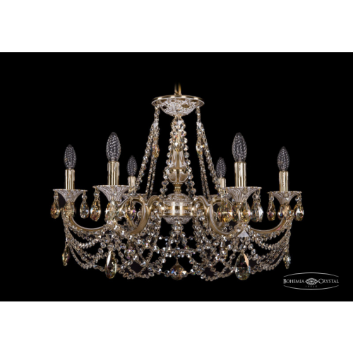 Подвесная люстра Bohemia Ivele Crystal 1702/6/250/C/GW/R701