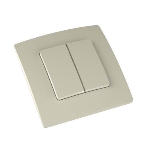 Радиовыключатель HiTE PRO LE-2 (слоновая кость) HiTE PRO HP-LE-2-ivory