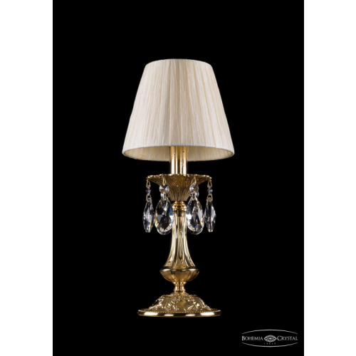 Настольная лампа Bohemia Ivele Crystal 1702L/1-30/G/SH33-160