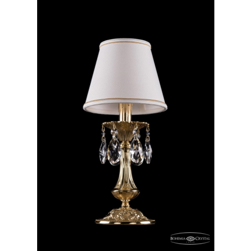 Настольная лампа Bohemia Ivele Crystal 1702L/1-30/G/SH40A-160