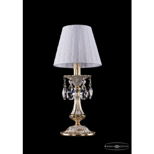 Настольная лампа Bohemia Ivele Crystal 1702L/1-30/GW/SH13-160