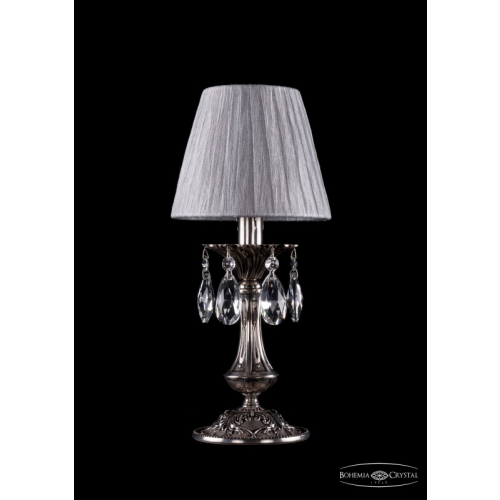 Настольная лампа Bohemia Ivele Crystal 1702L/1-30/NB/SH6-160