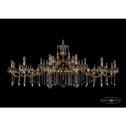 Подвесная люстра Bohemia Ivele Crystal 1709/32/410+300/A/GB