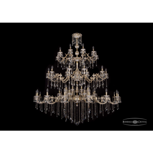 Подвесная люстра Bohemia Ivele Crystal 1739/32+18+10/410+300/B/GW