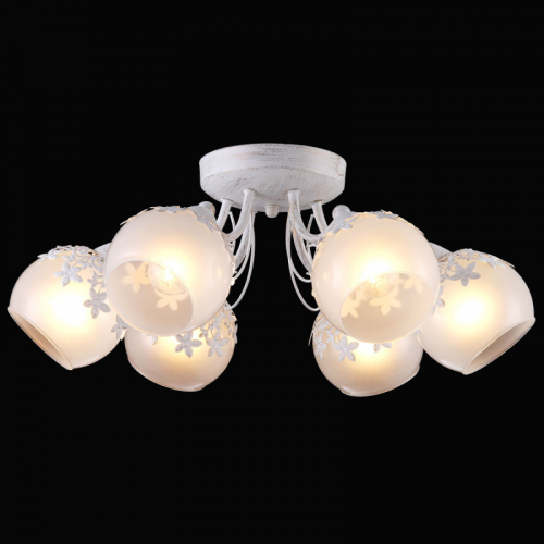 Накладная люстра Natali Kovaltseva 75043-6C WHITE GOLD