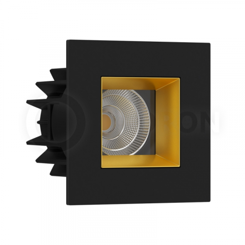 Влагозащищенный светильник LeDron FAST TOP SQ MINI BLACK/GOLD