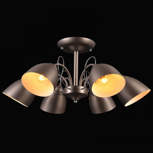 Люстра на штанге Natali Kovaltseva Marquis 81001-6C STAIN NICKEL