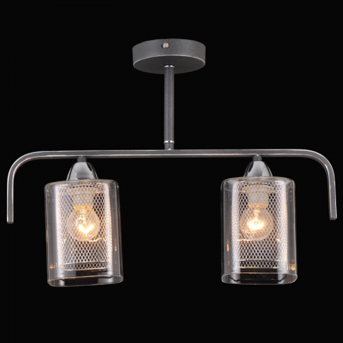 Люстра на штанге Natali Kovaltseva 75066/2C STAIN SILVER