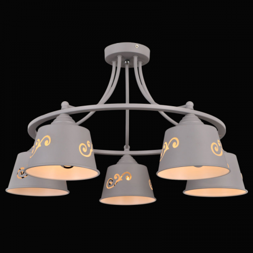 Накладная люстра Natali Kovaltseva PRIME 75100/5C STAIN GRAY