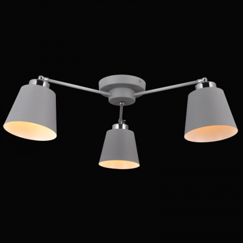 Накладная люстра Natali Kovaltseva SIMPLY 75099/3C STAIN GRAY