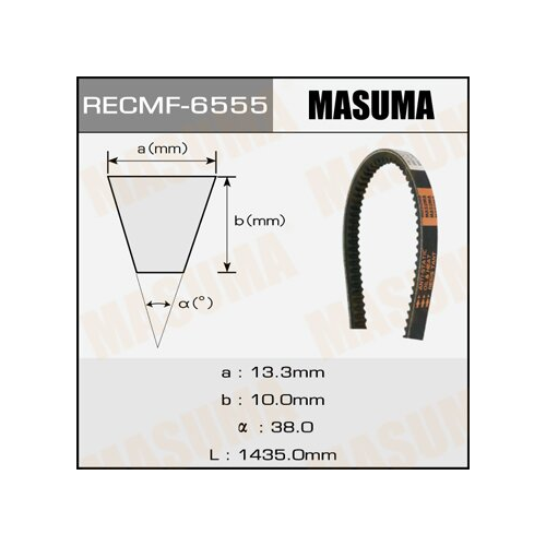 Ремень клиновидный "Masuma" рк.6555