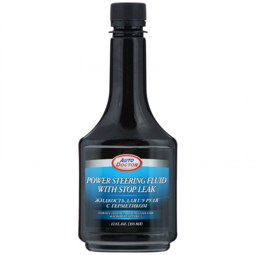 Жидкость для гидроусилителя руля AutoDoctor AD-6812 с герметиком, бутылка 355мл