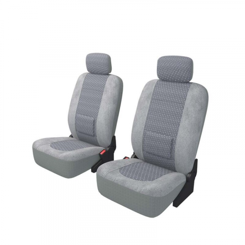Чехлы CARFORT MODERN для передних сидений, ткань, серый цвет, 8 предметов