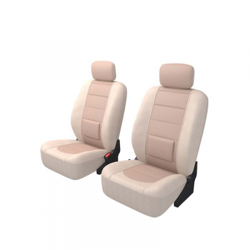 Чехлы CARFORT MODERN для передних сидений, ткань, бежевый цвет, 8 предметов