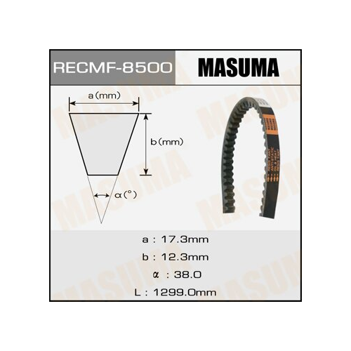 Ремень клиновый MASUMA рк.8500 17х1308 мм