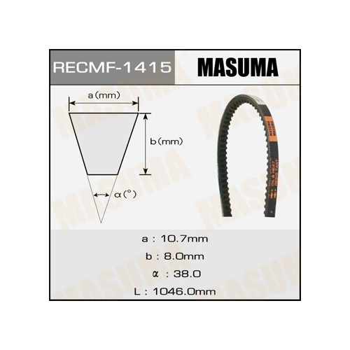 Ремень клиновый MASUMA рк.1415 10х1046 мм