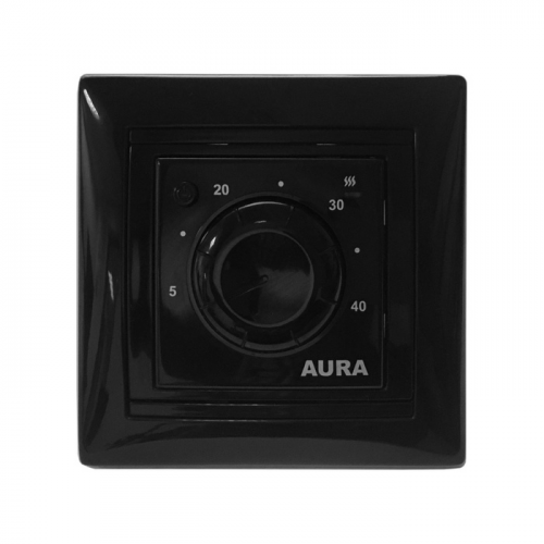 Aura LTC 30 черный терморегулятор для теплого пола