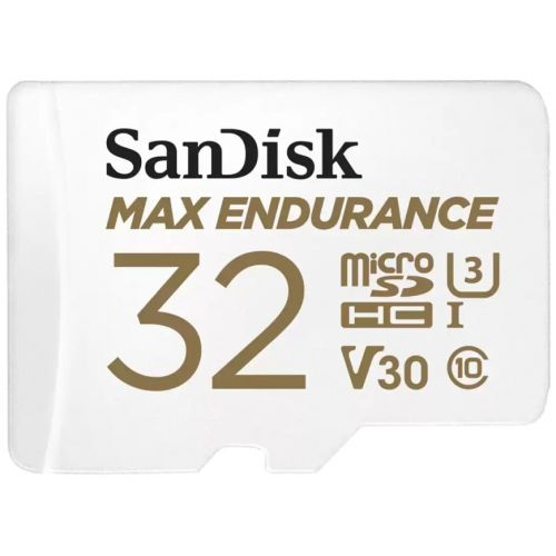 Карта памяти MicroSDHC 32GB SanDisk SDSQQVR-032G-GN6IA (с SD адаптер) Class 10 UHS-I U3 V30