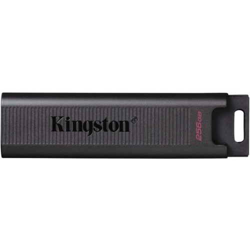 Накопитель USB 3.2 256GB Kingston DataTraveler Max DTMAX/256GB 1000/900MB/s, черный ребристый корпус