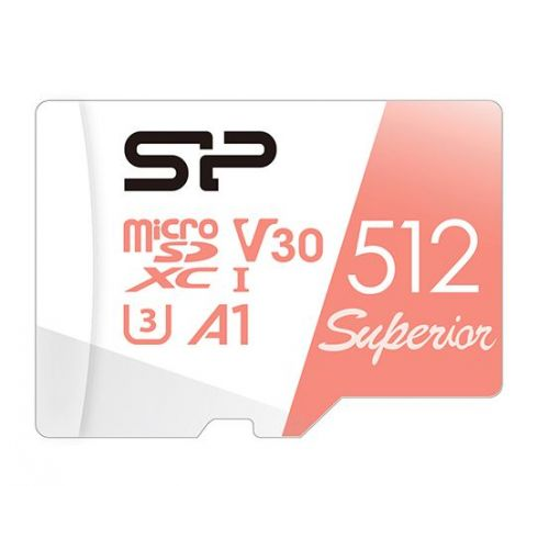 Карта памяти 512GB Silicon Power SP512GBSTXDV3V20SP Superior A1 Class 10 UHS-I U3 100/80 Mb/s (SD ад
