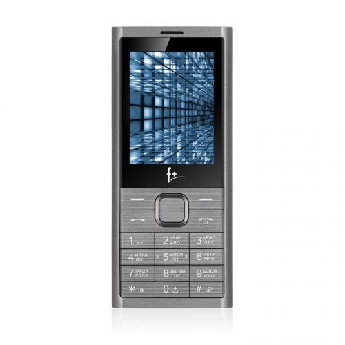 Мобильный телефон F+ B280 Dark Grey серый, 2SIM, 2.8", TN, 320*240, BT, FM, micro SD, 2500мА*ч