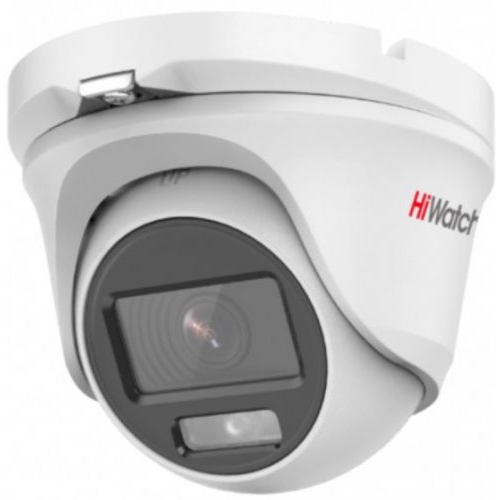 Видеокамера HiWatch DS-T503L(3.6mm) 3К (5Мп 16:9) уличная купольная HD-TVI с ИК-подсветкой до 20м 3К