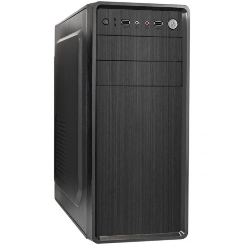 Корпус ATX Exegate XP-401 EX283733RUS miditower, XP500, 120mm, 2*USB, Audio, black