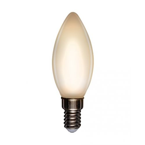 Лампа Rexant 604-095 филаментная свеча CN35 9.5 Вт 915 Лм 2700K E14 матовая колба