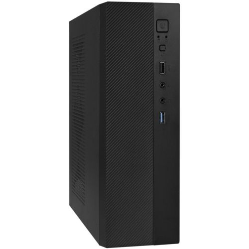Корпус mATX Exegate Desktop MI-301U-300 EX291270RUS черный, БП 300W, USB 2.0, USB 3.0, audio