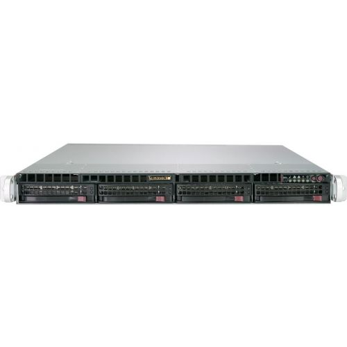 Серверная платформа 1U Supermicro SYS-5019C-WR (LGA 1151, C246, 4xDDR4, 4x3.5" HS, 2x1GbE, IPMI, 2xU