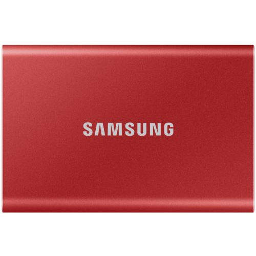 Внешний SSD USB 3.2 Gen 2 Type-C Samsung MU-PC500R/WW T7 Touch 500GB 1000/1050MB/s red