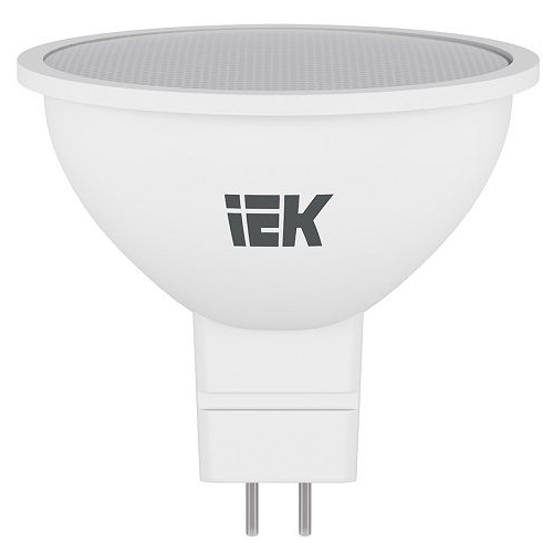 Лампа IEK LLE-MR16-5-230-30-GU5 светодиодная ECO MR16 софит 5Вт 230В 3000К GU5.3